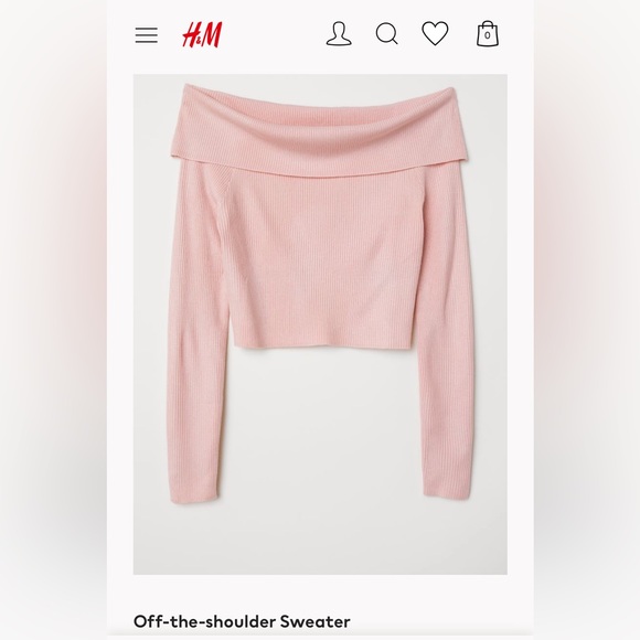H&M Off-the-shoulder Sweater - Picture 3 of 6
